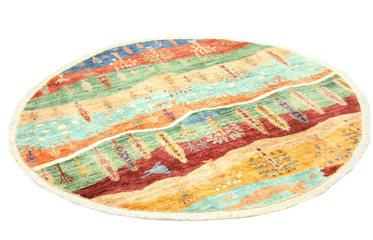 Tapis Ziegler ronde  - 172 x 170 cm - multicolore