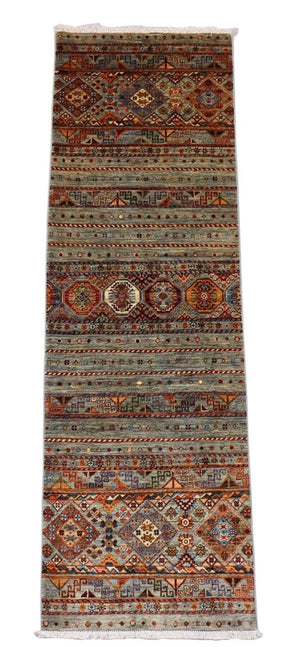 Tapis de couloir Tapis Ziegler - 258 x 85 cm - vert olive