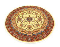 Tapis Ziegler ronde  - 245 x 241 cm - beige
