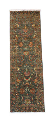 Tapis de couloir Tapis Ziegler - 262 x 81 cm - vert olive