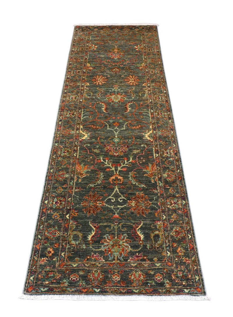 Tapis de couloir Tapis Ziegler - 262 x 81 cm - vert olive