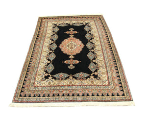 Tapis en soie - Soie Hereke - Premium - 270 x 180 cm - bleu