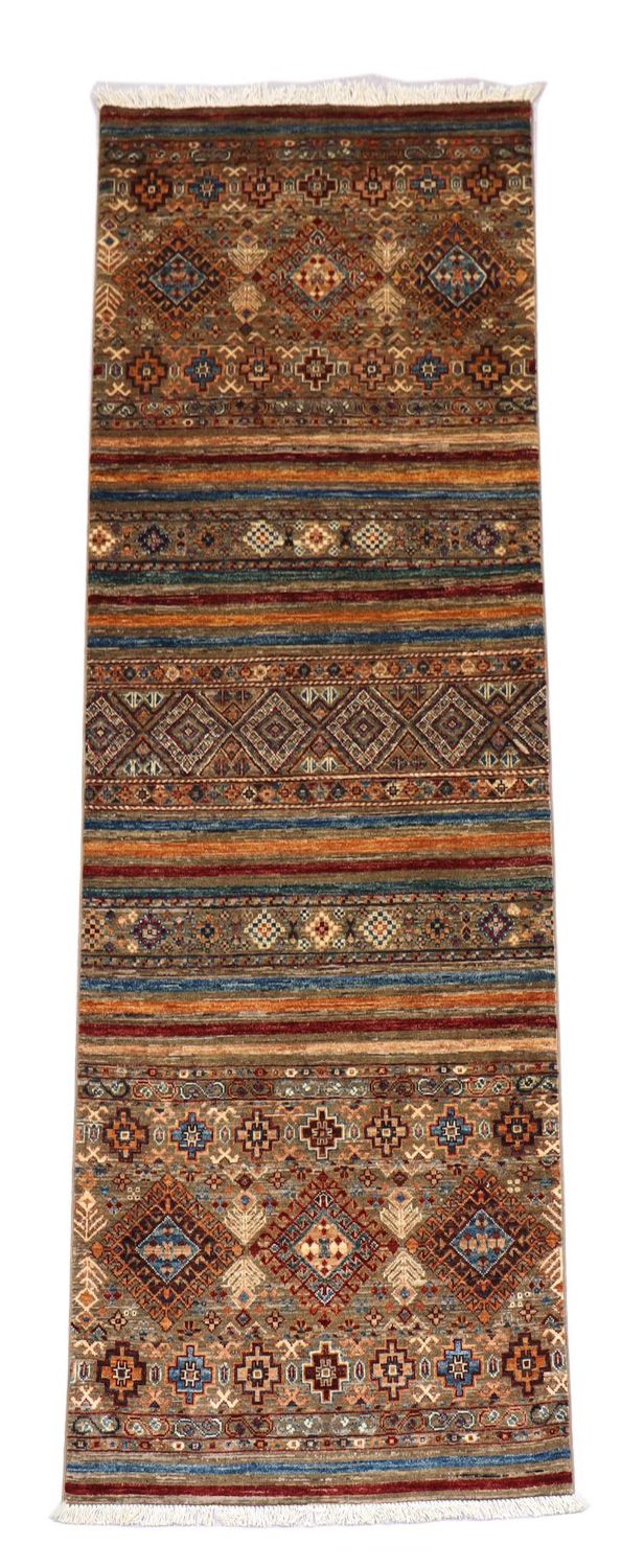 Tapis de couloir Tapis Ziegler - 258 x 87 cm - marron clair
