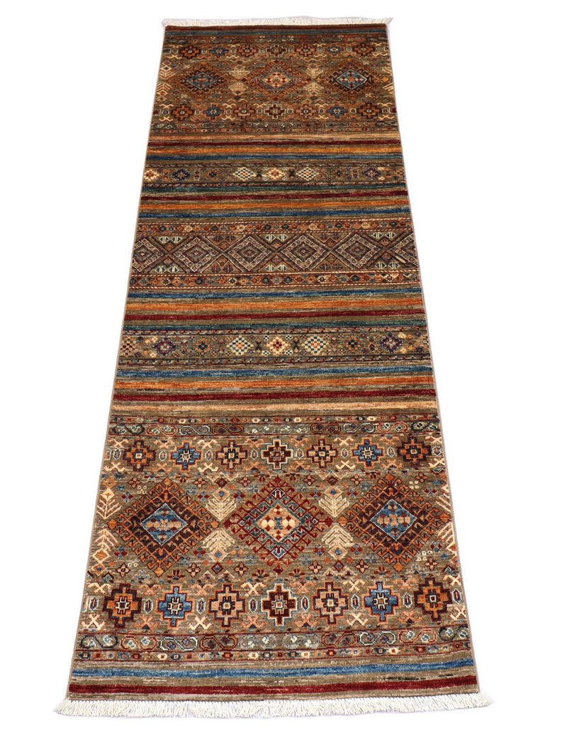 Tapis de couloir Tapis Ziegler - 258 x 87 cm - marron clair