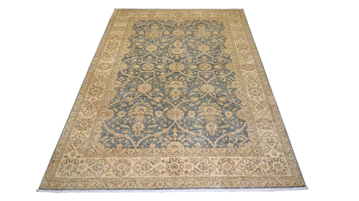 Tapis Ziegler - 362 x 283 cm - bleu foncé