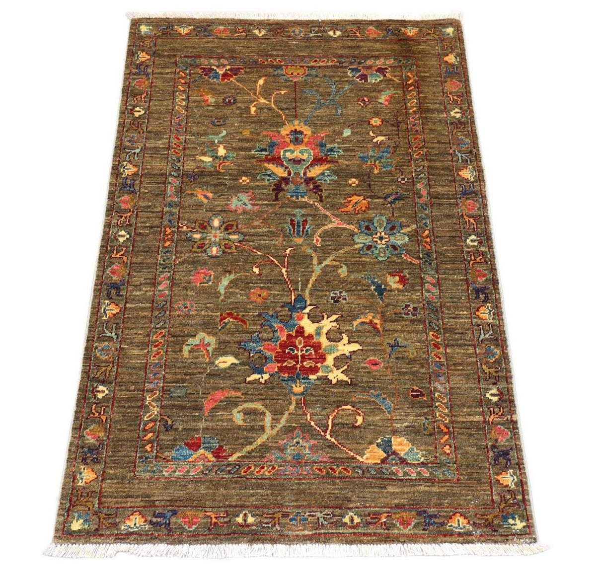 Tapis Ziegler - 124 x 83 cm - vert olive