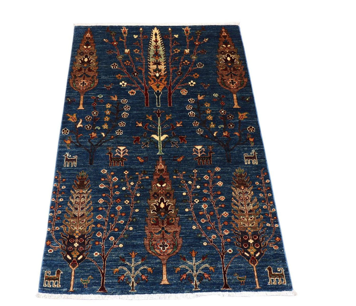 Tapis Ziegler - 150 x 101 cm - bleu foncé