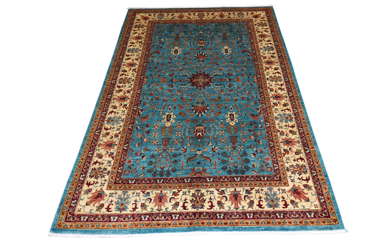 Tapis Ziegler - 299 x 206 cm - bleu de mer