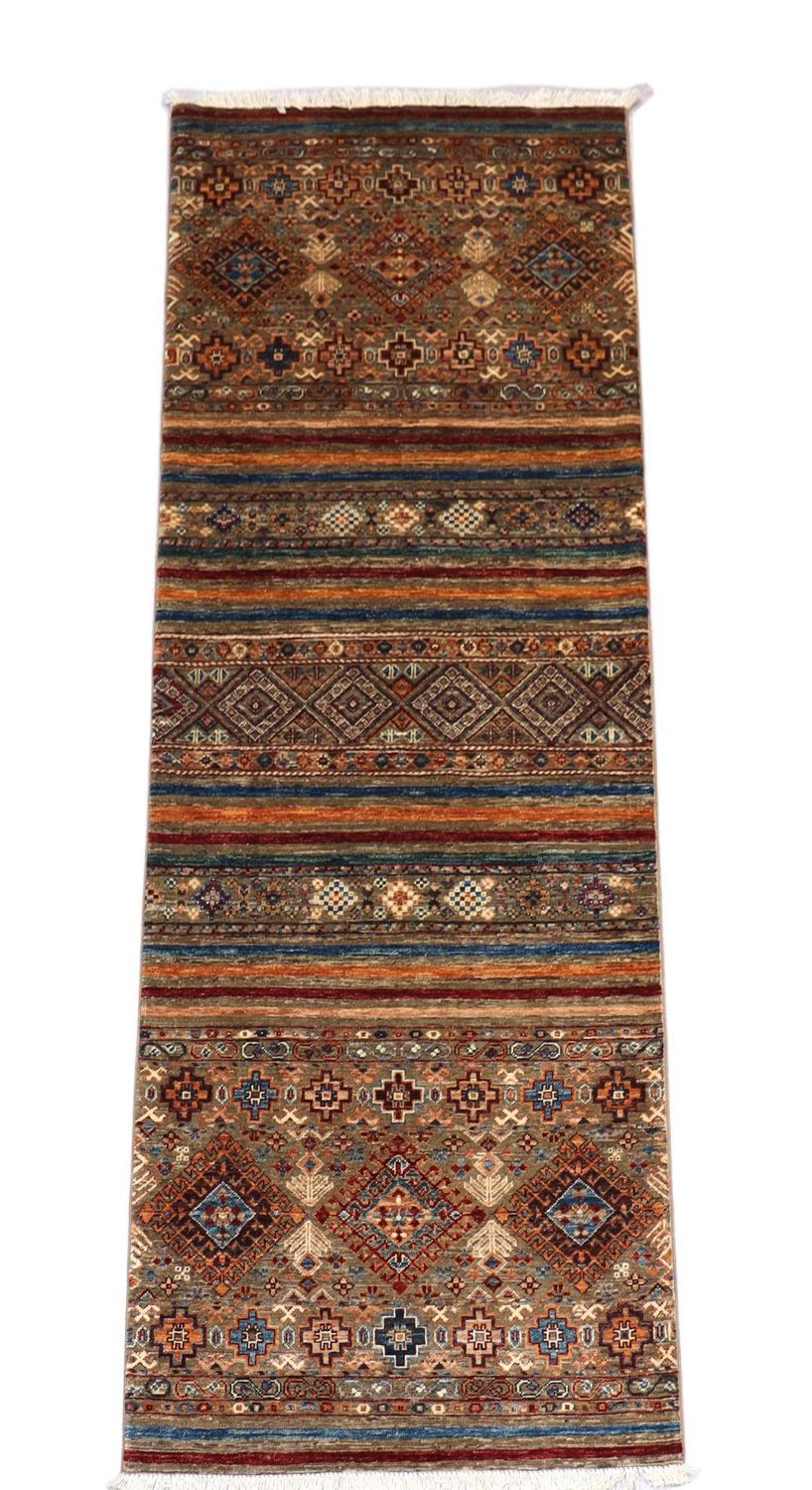 Tapis de couloir Tapis Ziegler - 258 x 88 cm - marron clair