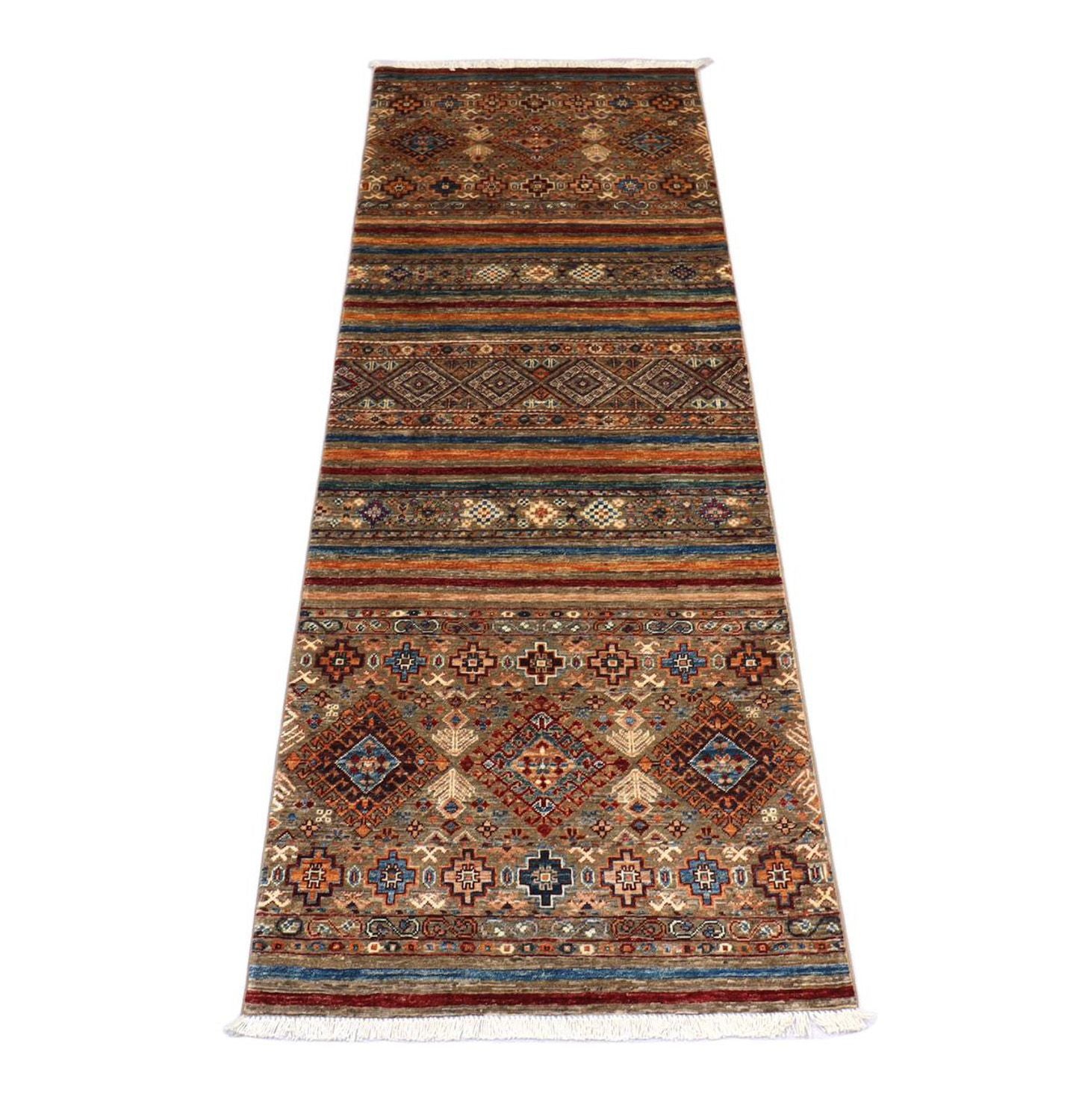 Tapis de couloir Tapis Ziegler - 258 x 88 cm - marron clair