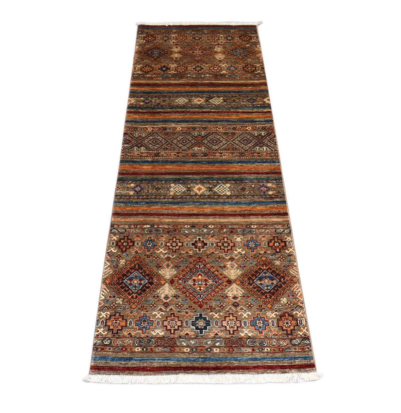 Tapis de couloir Tapis Ziegler - 258 x 88 cm - marron clair