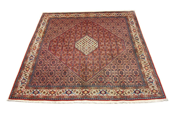 Tapis persan - Bidjar carré  - 260 x 247 cm - marron