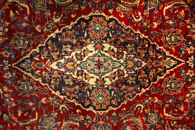 Tapis persan - Keshan - 313 x 198 cm - rouge