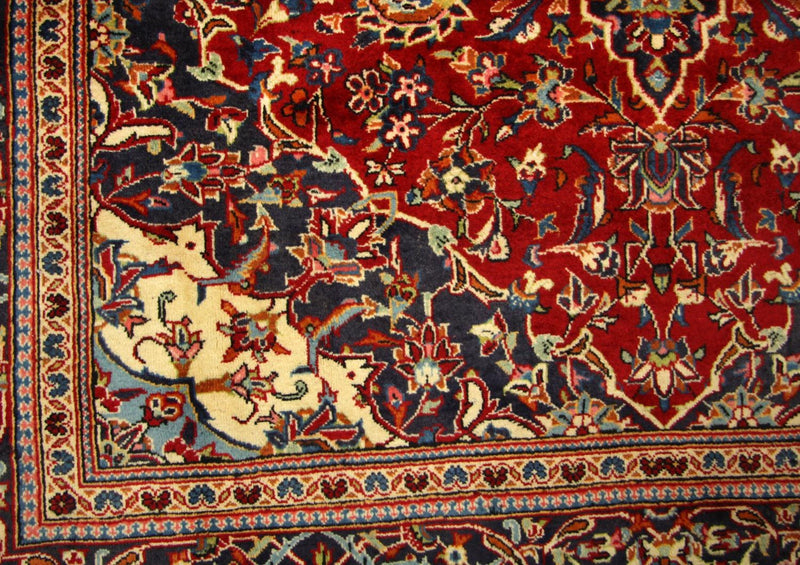 Tapis persan - Keshan - 313 x 198 cm - rouge