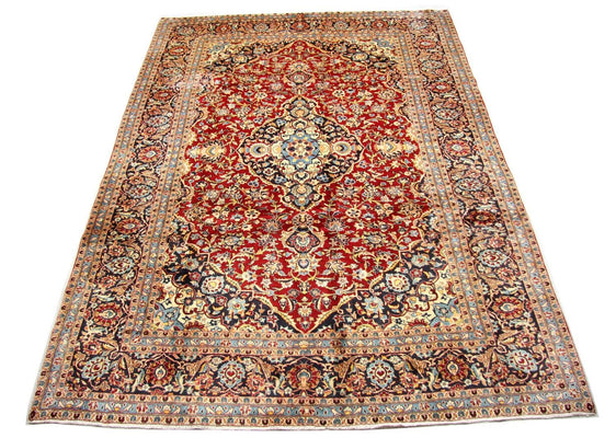 Tapis persan - Keshan - 354 x 258 cm - rouge