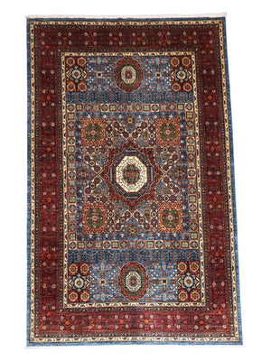 Tapis Ziegler - 313 x 206 cm - bleu pétrole