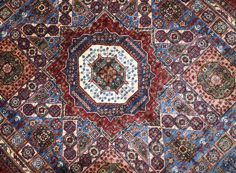 Tapis Ziegler - 313 x 206 cm - bleu pétrole