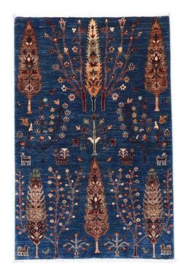 Tapis Ziegler - 152 x 106 cm - bleu foncé