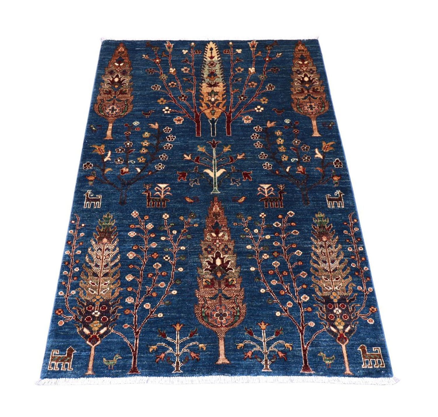 Tapis Ziegler - 152 x 106 cm - bleu foncé