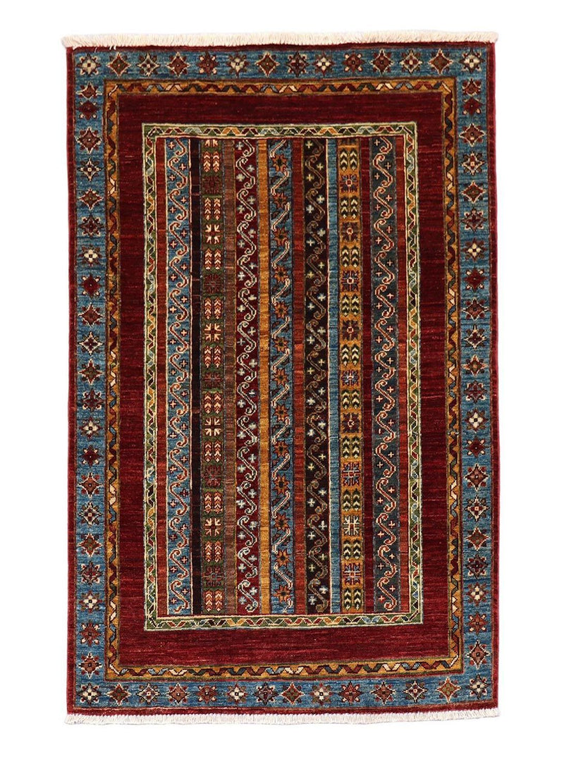 Tapis Ziegler - 152 x 105 cm - rouge foncé
