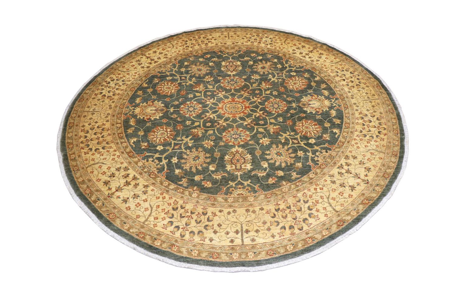 Tapis Ziegler ronde  - 310 x 303 cm - gris