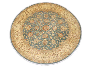 Tapis Ziegler ronde  - 310 x 299 cm - vert