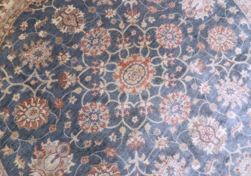 Tapis Ziegler ronde  - 310 x 299 cm - vert