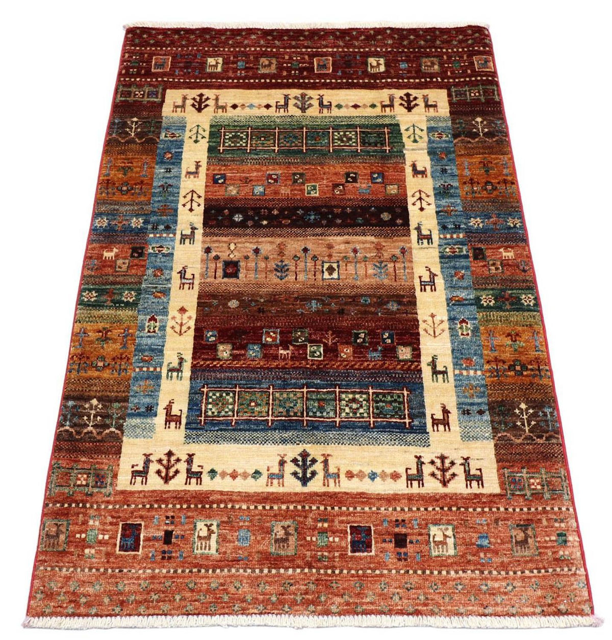 Tapis Ziegler - 130 x 82 cm - rouge clair