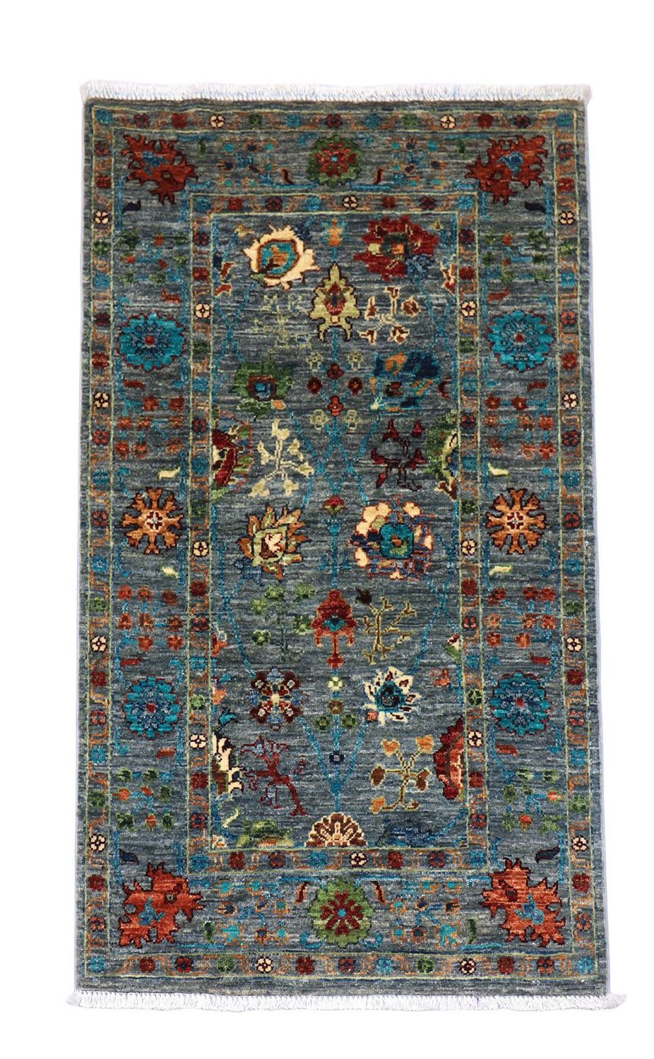 Tapis Ziegler - 132 x 81 cm - bleu de mer