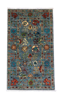 Tapis Ziegler - 132 x 81 cm - bleu de mer