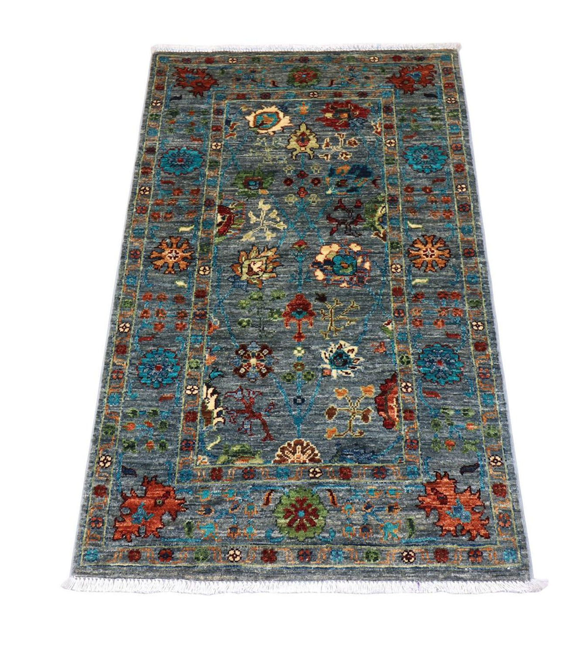 Tapis Ziegler - 132 x 81 cm - bleu de mer