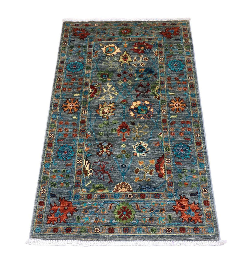 Tapis Ziegler - 132 x 81 cm - bleu de mer