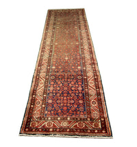 Tapis de couloir Tapis persan - Nomadic - 440 x 114 cm - rouge