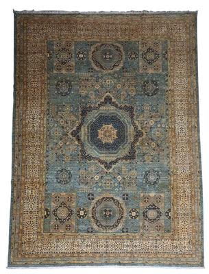 Tapis Ziegler - 427 x 313 cm - bleu