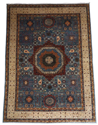 Tapis Ziegler - 423 x 309 cm - bleu foncé
