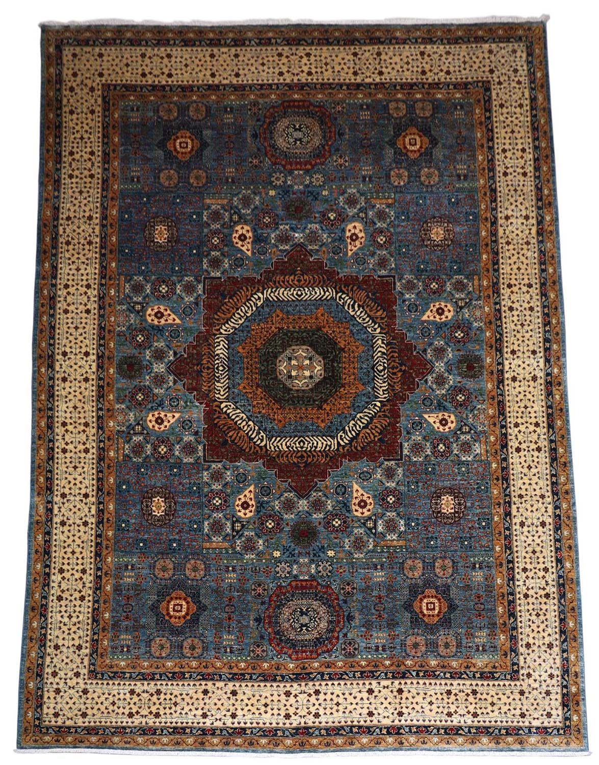 Tapis Ziegler - 423 x 309 cm - bleu foncé