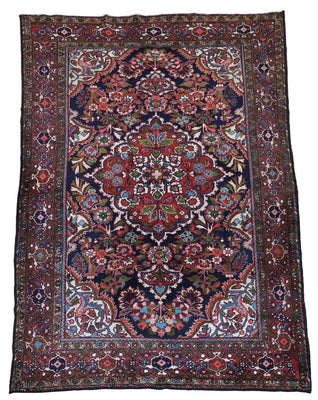 Tapis persan - Nomadic - 205 x 142 cm - bleu foncé