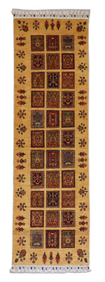 Tapis de couloir Tapis Ziegler - 248 x 81 cm - rouge foncé