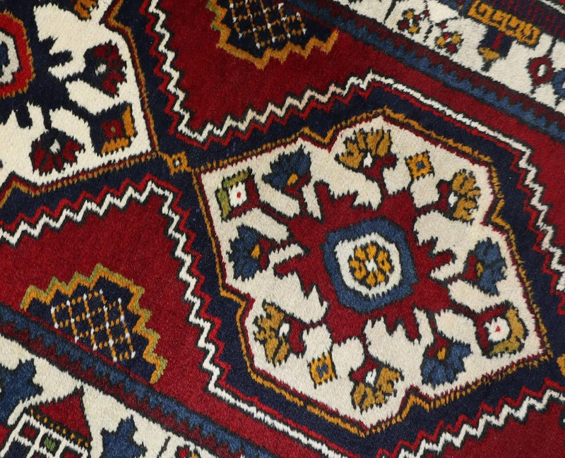 Tapis de couloir Tapis Turkaman - 290 x 71 cm - rouge