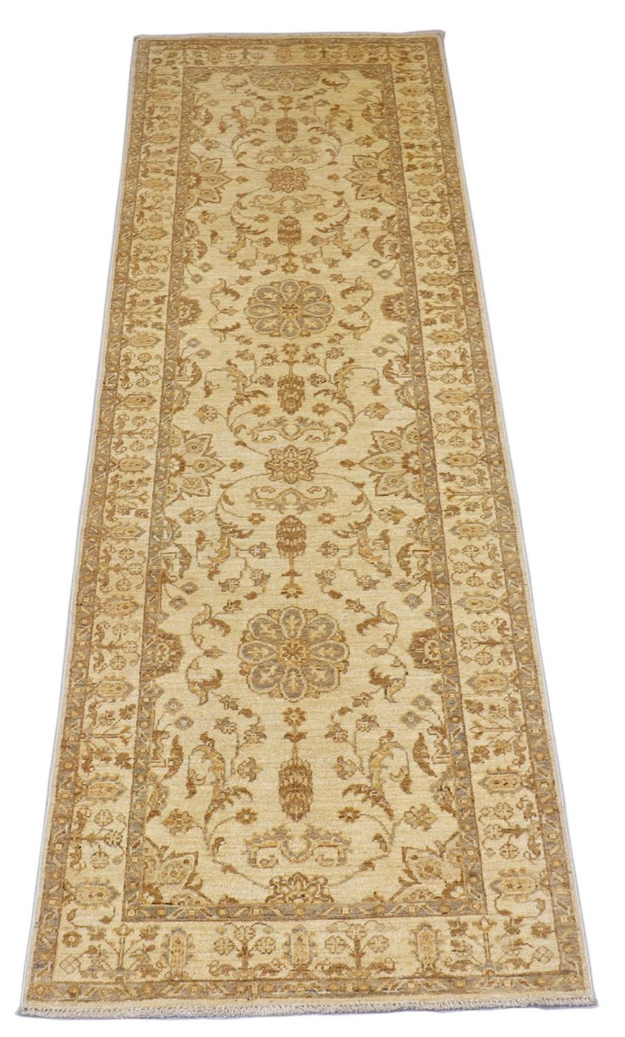 Tapis de couloir Tapis Ziegler - 252 x 83 cm - beige