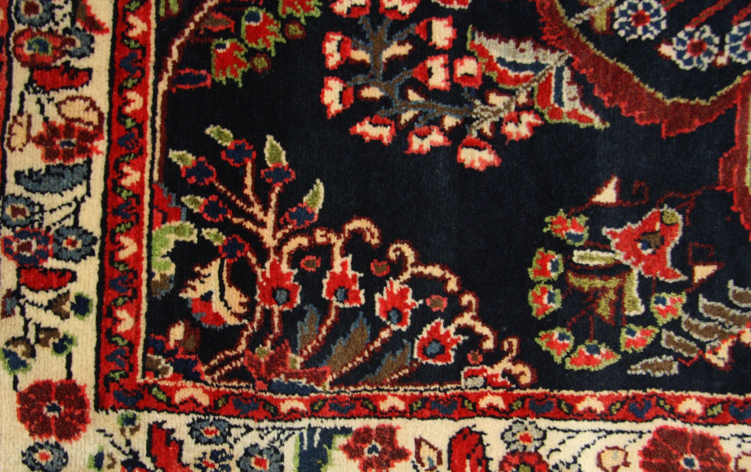 Tapis de couloir Tapis persan - Nomadic - 506 x 110 cm - bleu