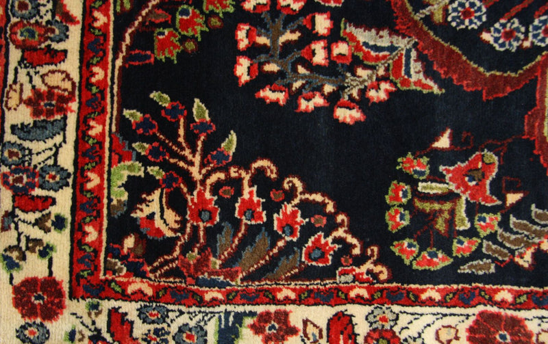 Tapis de couloir Tapis persan - Nomadic - 506 x 110 cm - bleu