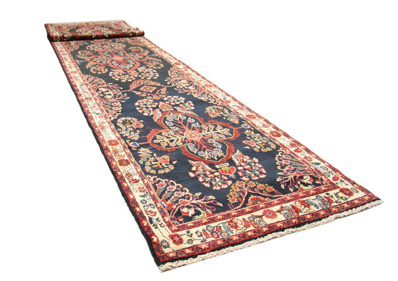 Tapis de couloir Tapis persan - Nomadic - 506 x 110 cm - bleu