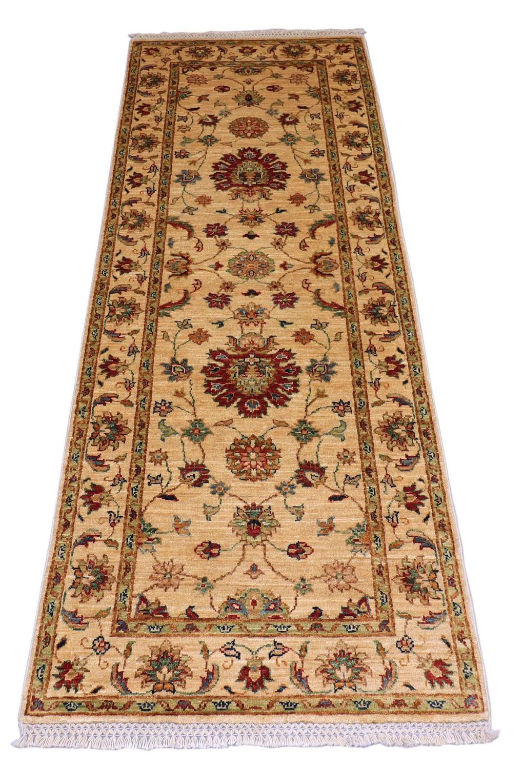 Tapis de couloir Tapis Ziegler - 220 x 76 cm - beige