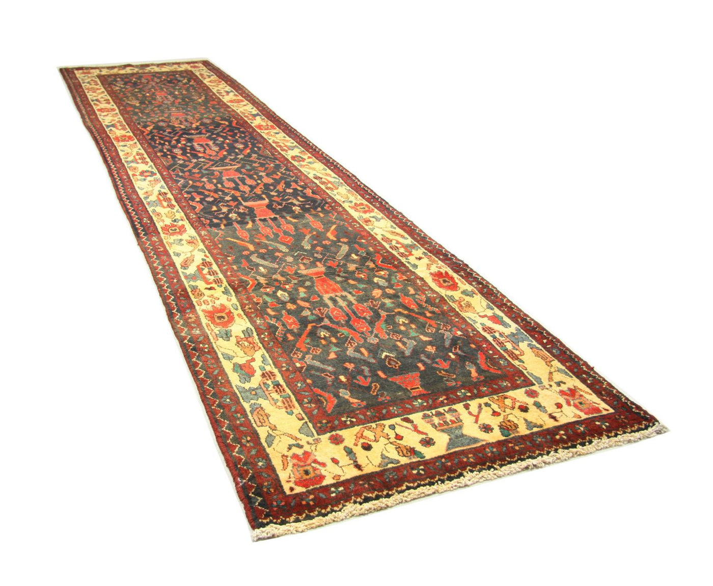 Tapis de Hamadan Tapis 410x104cm - Tapis persan