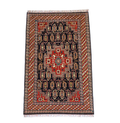 Tapis Ziegler - 268 x 175 cm - bleu foncé