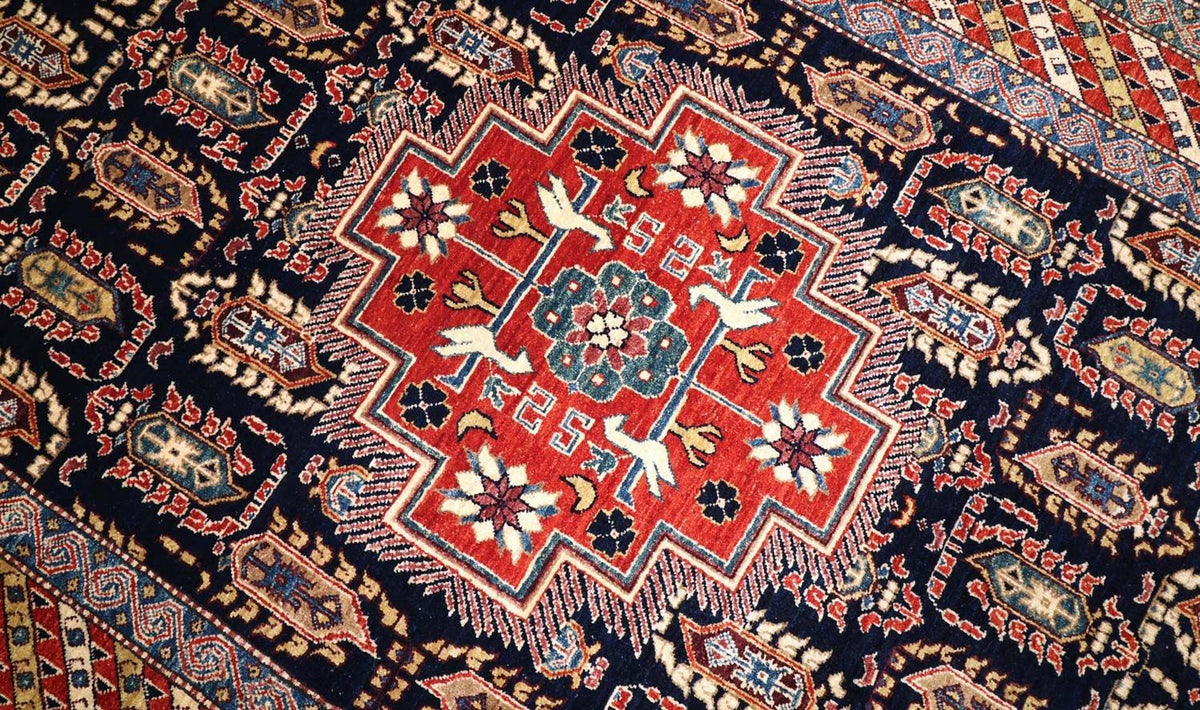 Tapis Ziegler - 268 x 175 cm - bleu foncé