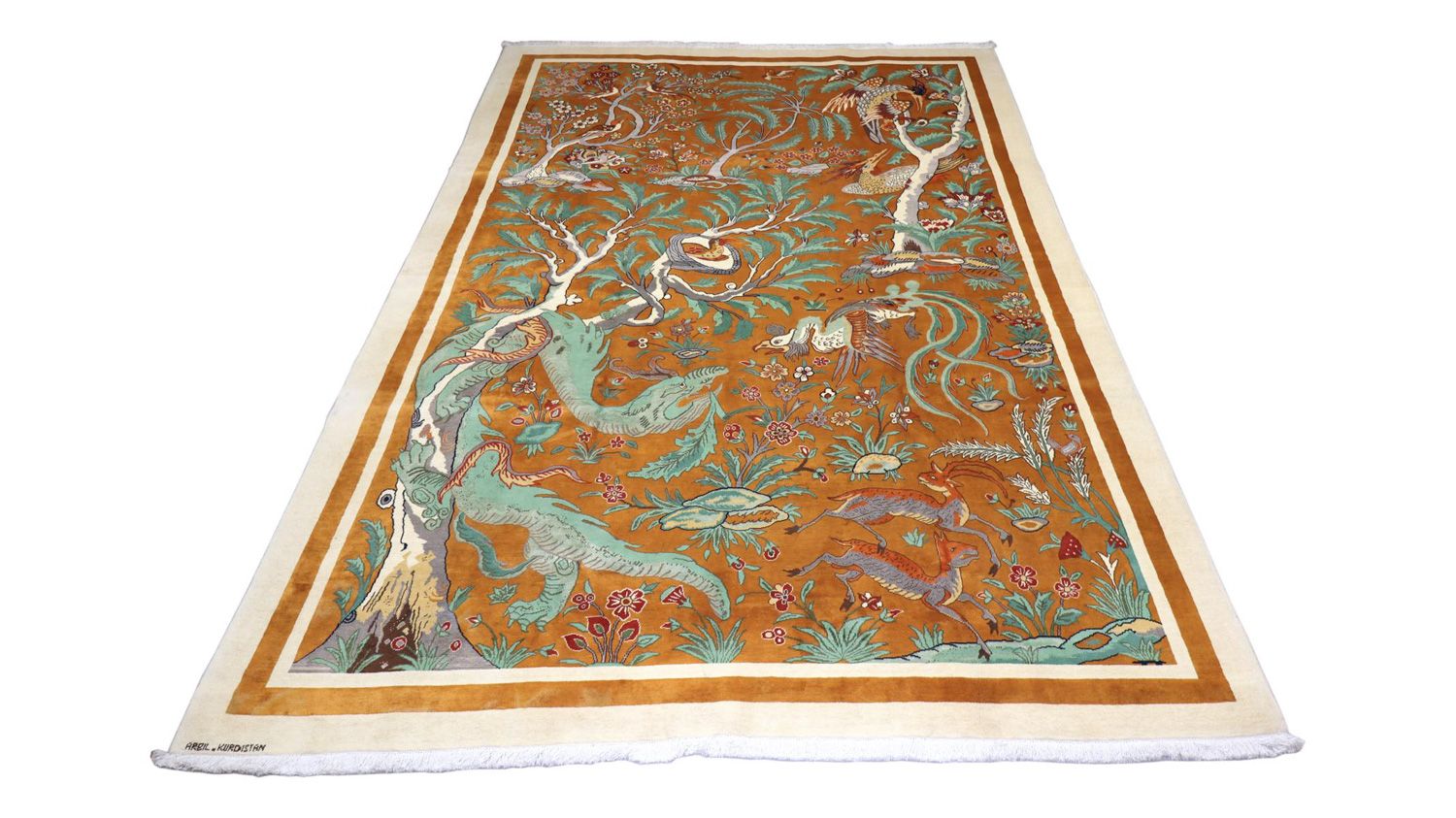 Tapis persan - Nomadic - 388 x 275 cm - marron
