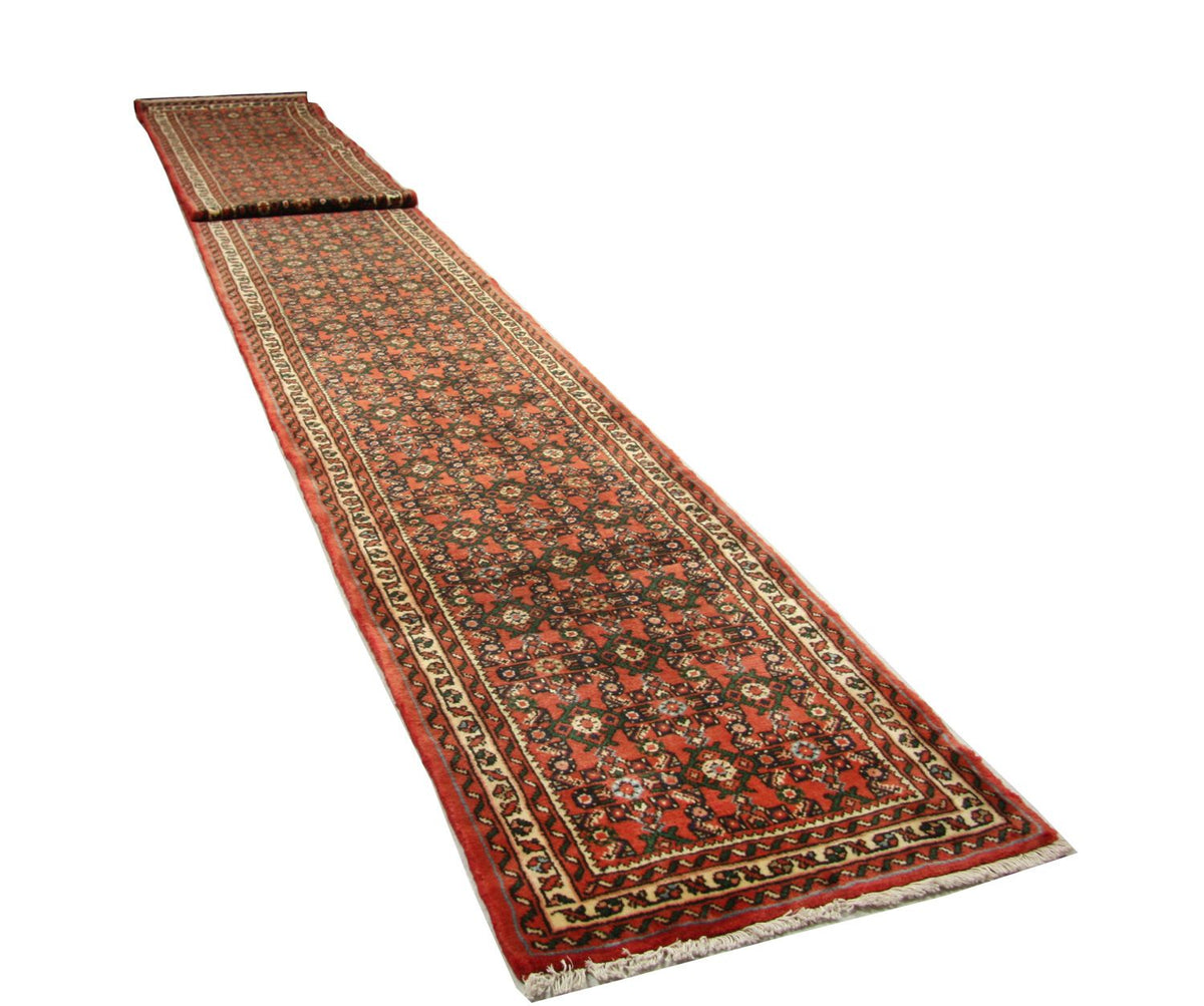 Tapis de couloir Tapis persan - Nomadic - 781 x 75 cm - rouge