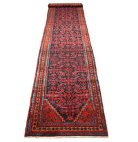 Tapis de couloir Tapis persan - Nomadic - 497 x 107 cm - bleu